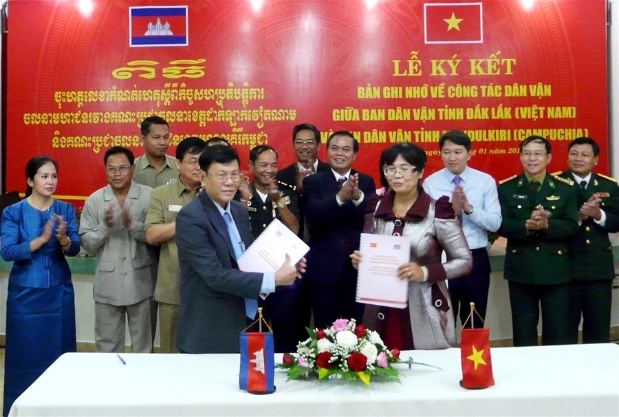 Báo cáo thực hiện các thỏa thuận hợp tác giữa ba nước Campuchia – Lào – Việt Nam trong khu vực Tam giác phát triển CLV.