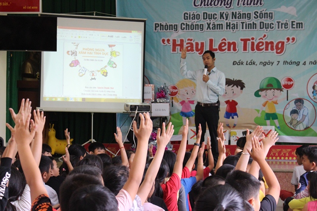 Chương trình giáo dục kỹ năng sống phòng chống xâm hại tình dục trẻ em “Hãy lên tiếng”