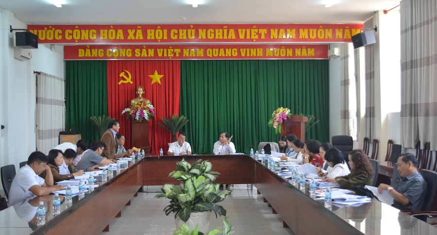 Ban Pháp chế HĐND tỉnh giám sát tình hình xây dựng, thực hiện Đề án vị trí việc làm tại huyện Krông Búk.