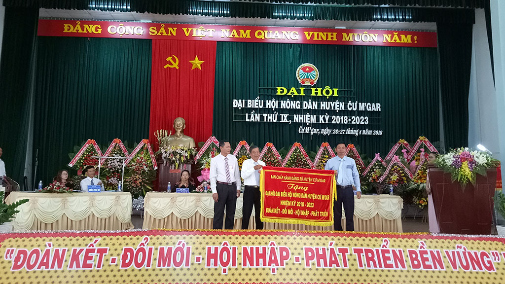 Đại hội Hội Nông dân huyện Cư M'gar lần thứ IX (nhiệm kỳ 2018-2023)