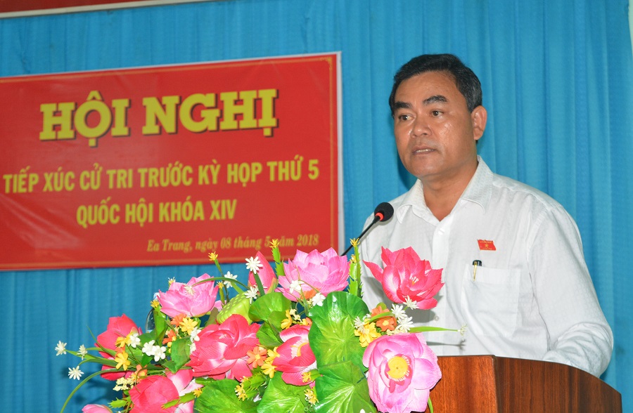 Cử tri xã Ea Trang, huyện M’Đrắk kiến nghị nhiều nội dung liên quan đến vấn đề đất rừng.