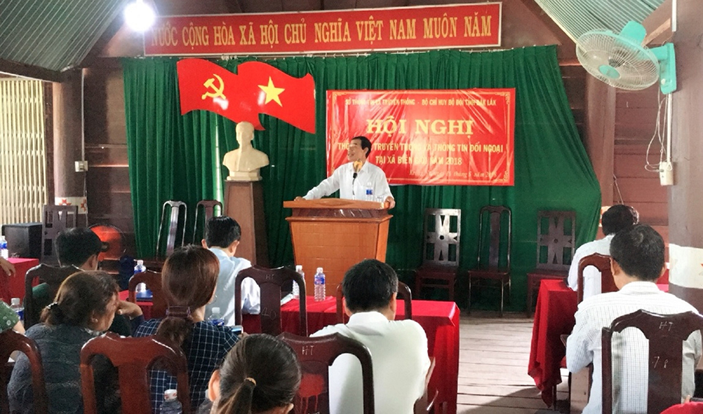 Đẩy mạnh tuyên truyền và thông tin đối ngoại ở khu vực biên giới tỉnh Đắk Lắk