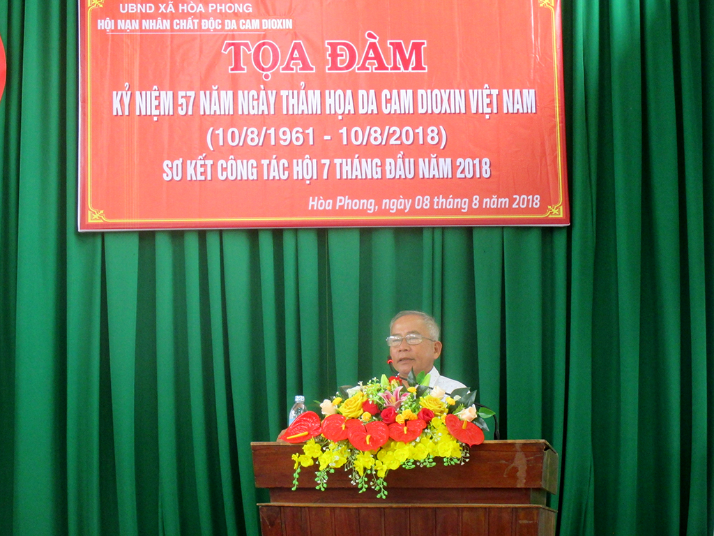 Gặp mặt kỷ niệm 57 năm ngày thảm họa da cam Việt Nam (10/8/1961 – 10/8/2018)