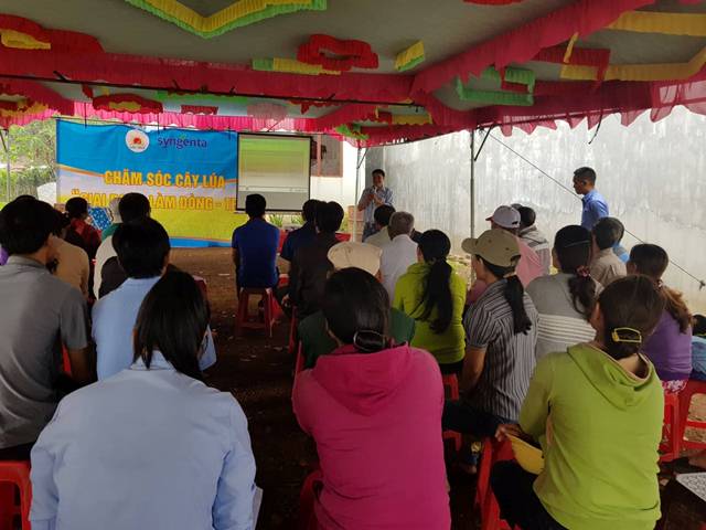 Hội thảo chăm sóc cây lúa tại xã Hòa Lễ, huyện Krông Bông