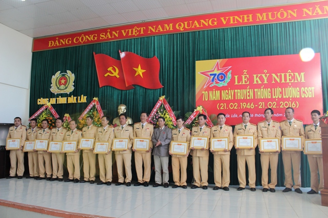 Công an tỉnh Đắk Lắk kỷ niệm 70 năm ngày truyền thống lực lượng Cảnh sát giao thông