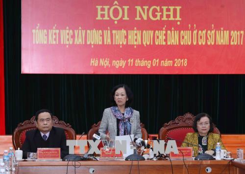 Báo cáo kết quả xây dựng và thực hiện quy chế dân chủ ở cơ sở năm 2018