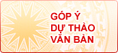 Góp ý kiến văn bản của Trung ương