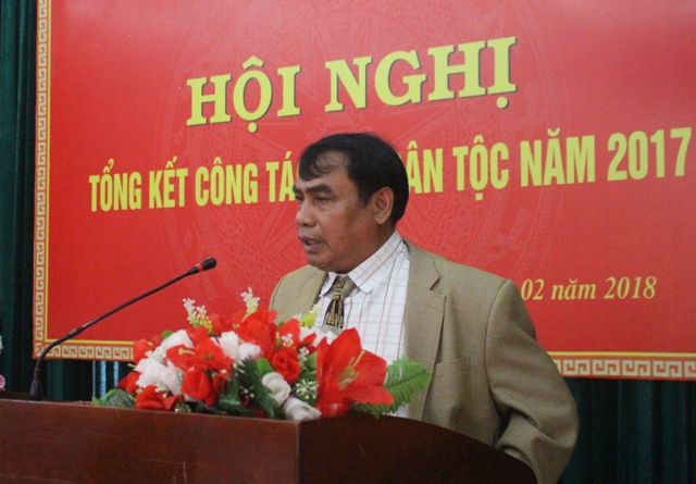 Báo cáo kết quả thực hiện công tác dân tộc năm 2018.
