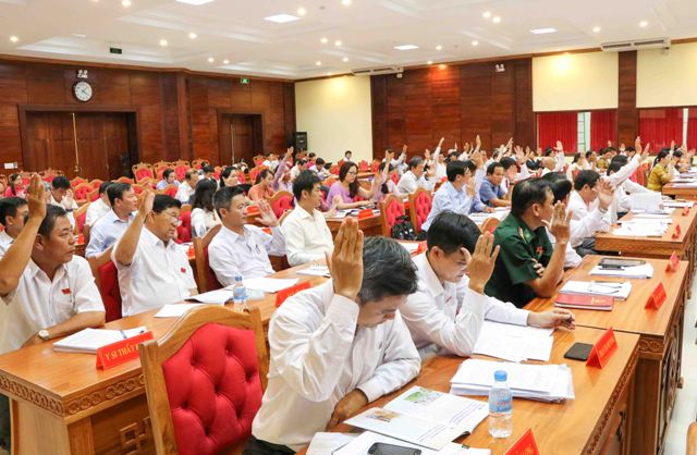 Phục vụ Kỳ họp thứ 7 HĐND tỉnh khóa IX