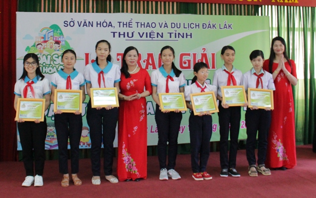Trao giải vòng sơ khảo Cuộc thi “Đại sứ Văn hóa đọc” tỉnh Đắk Lắk năm 2019