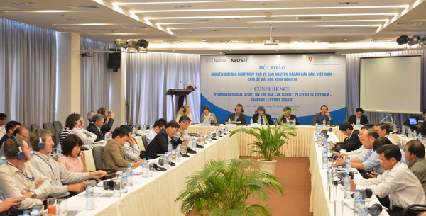 Hội thảo “Nghiên cứu địa chất thủy văn về cao nguyên bazan Đắk Lắk, Việt Nam – Chia sẻ bài học kinh nghiệm”
