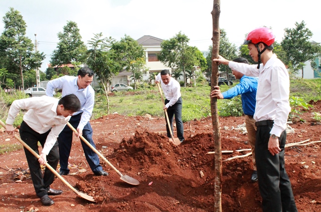 Lãnh đạo tỉnh tham gia phát động Tết trồng cây đời đời nhớ ơn Bác Hồ năm 2019