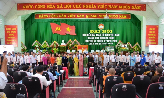 Đại hội đại biểu MTTQ Việt Nam thành phố Buôn Ma Thuột lần thứ XI nhiệm kỳ 2019 – 2024.
