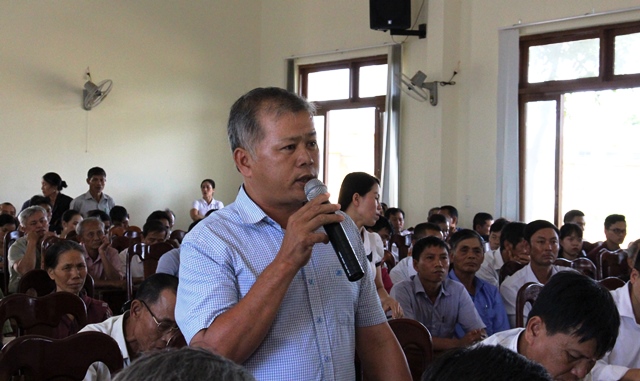 Đoàn Đại biểu Quốc hội tỉnh Đắk Lắk tiếp xúc cử tri tại xã Ea Ktur, huyện Cư Kuin