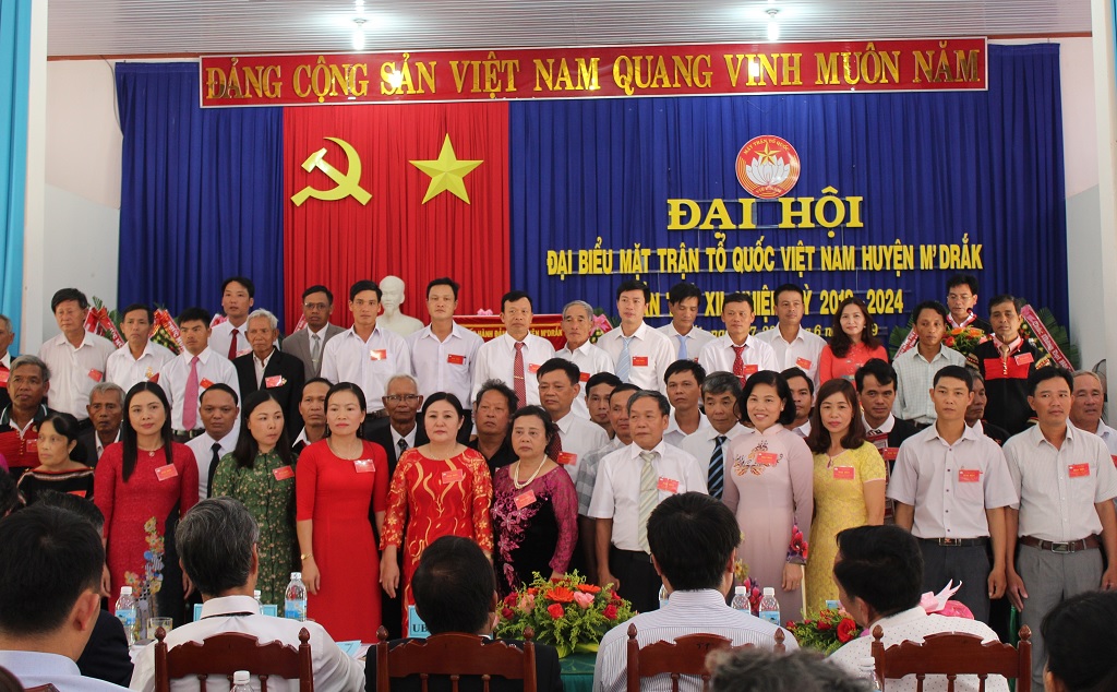 Đại hội Đại biểu MTTQ Việt Nam huyện M’Đrắk lần thứ XII, nhiệm kỳ 2019 – 2024