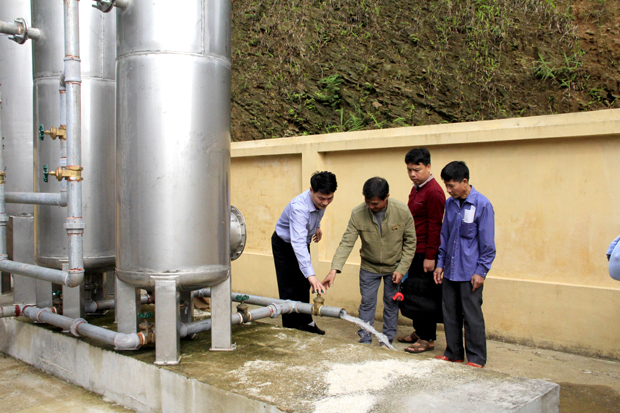 Báo cáo việc quản lý, sử dụng và khai thác công trình cấp nước sạch nông thôn tập trung trên địa bàn tỉnh.