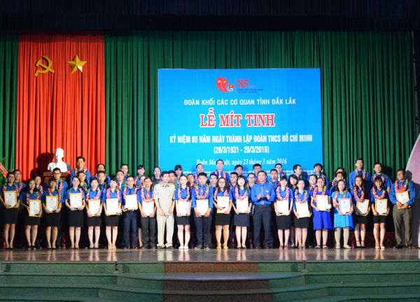 Mít tinh kỷ niệm 85 năm Ngày thành lập Đoàn TNCS Hồ Chí Minh.