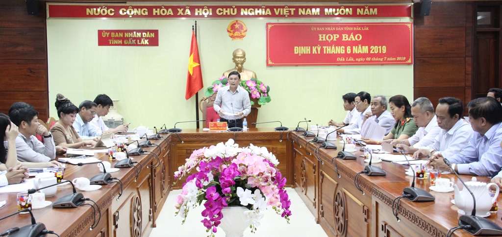 Thông báo về kết luận tại phiên họp UBND tỉnh thường kỳ tháng 8 năm 2019