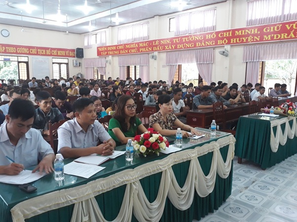 Trung tâm bồi dưỡng chính trị huyện M’Drắk Bế giảng lớp bồi dưỡng lý luận chính trị dành cho đối tượng kết nạp Đảng khóa II, 2019