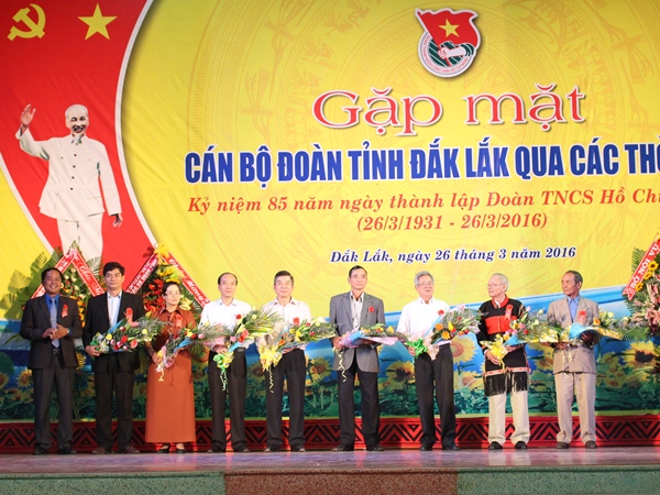 Gặp mặt cán bộ Đoàn tỉnh Đắk Lắk qua các thời kỳ