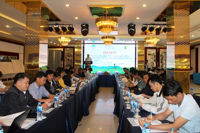 Hội thảo thúc đẩy việc phục hồi và phát triển rừng bền vững lưu vực sông Sêrêpốk tỉnh Đắk Lắk