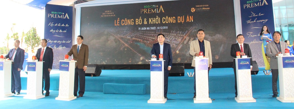 Khởi công Dự án Khu đô thị EcoCity Premia tại thành phố Buôn Ma Thuột tỉnh Đắk Lắk