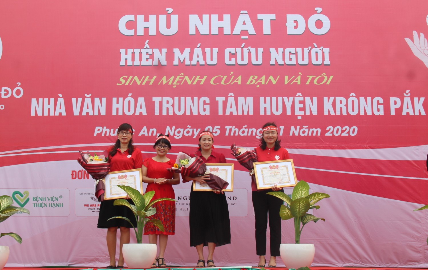 Chủ Nhật Đỏ năm 2020 tại huyện Krông Pắk tiếp nhận được 1.238 đơn vị máu