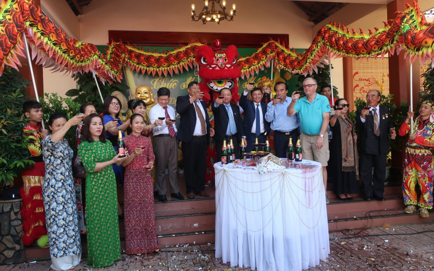 Chương trình khai xuân mừng đoàn du khách nước ngoài đến với Đắk Lắk