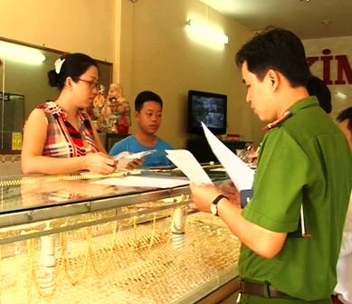 Tổ chức cuộc thanh tra chuyên đề năm 2016 về đo lường trong hoạt động kinh doanh vàng và chất lượng vàng trang sức, mỹ nghệ