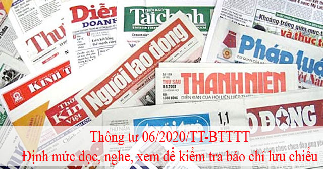 Triển khai Thông tư số 06/2020/TTBTTTT ngày 03/4/2020 của Bộ trưởng Bộ Thông tin và Truyền thông.