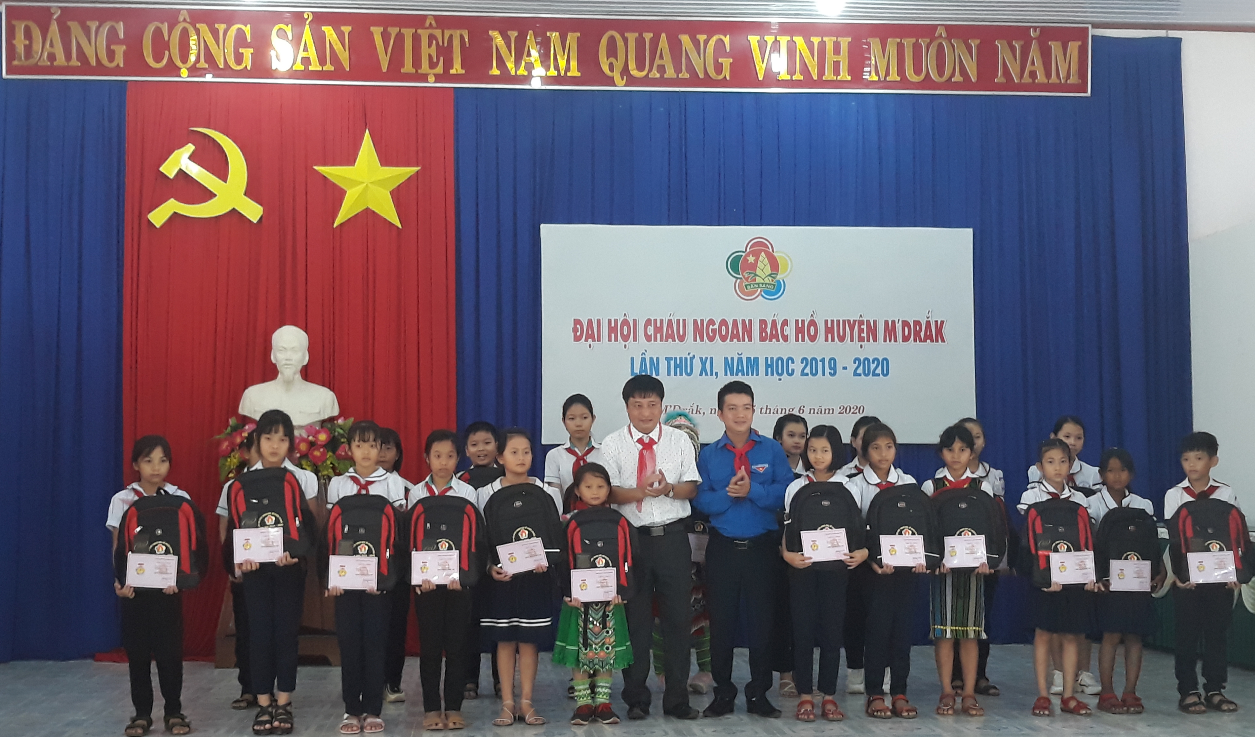Đại hội Cháu ngoan Bác Hồ huyện M’Đrắk lần thứ XI, năm học 2019-2020.
