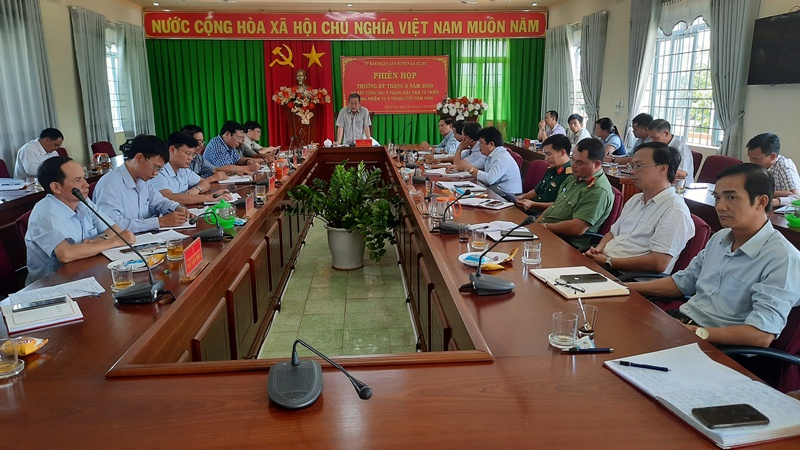 UBND huyện Ea H’leo triển khai nhiệm vụ 6 tháng cuối năm 2020