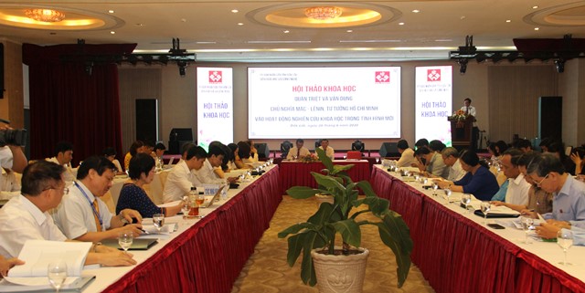 Scientific workshop on grasping and applying Marxism - Leninism, Ho Chi Minh’s thought into scientific research activities in the new situation