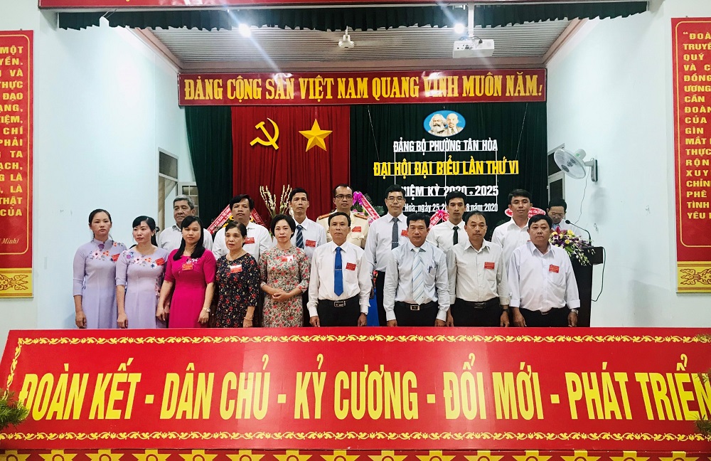 Đại hội Đại biểu Đảng bộ phường Tân Hoà lần thứ VI nhiệm kỳ 2020 – 2025