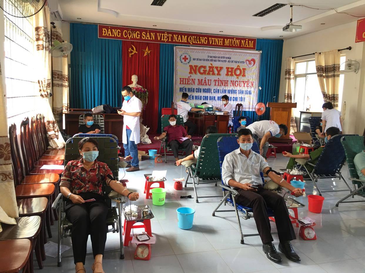 Huyện M’Đrắk tổ chức Hiến máu nhân đạo đợt 2 năm 2020