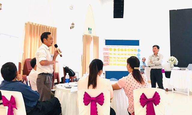 Tập huấn sinh kế gắn với sử dụng bền vững tài nguyên đất rừng cho phụ nữ và thanh niên huyện Krông Bông