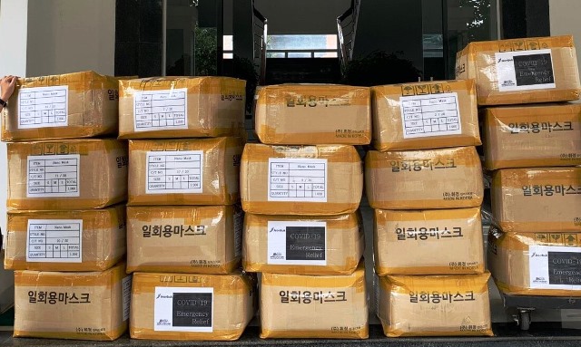 JBCIA - South Korea donates 20,000 masks for support Dak Lak in Covid-19 prevention and control
