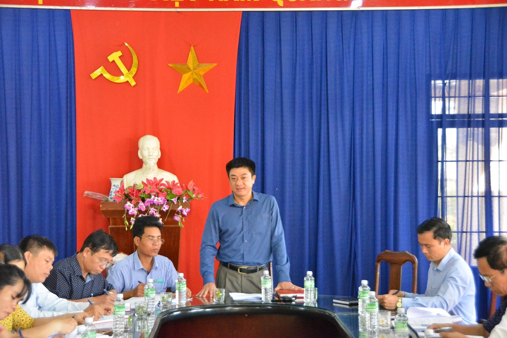 Đoàn công tác số 1 của Thành ủy Buôn Ma Thuột làm việc với Đảng ủy xã Ea Kao