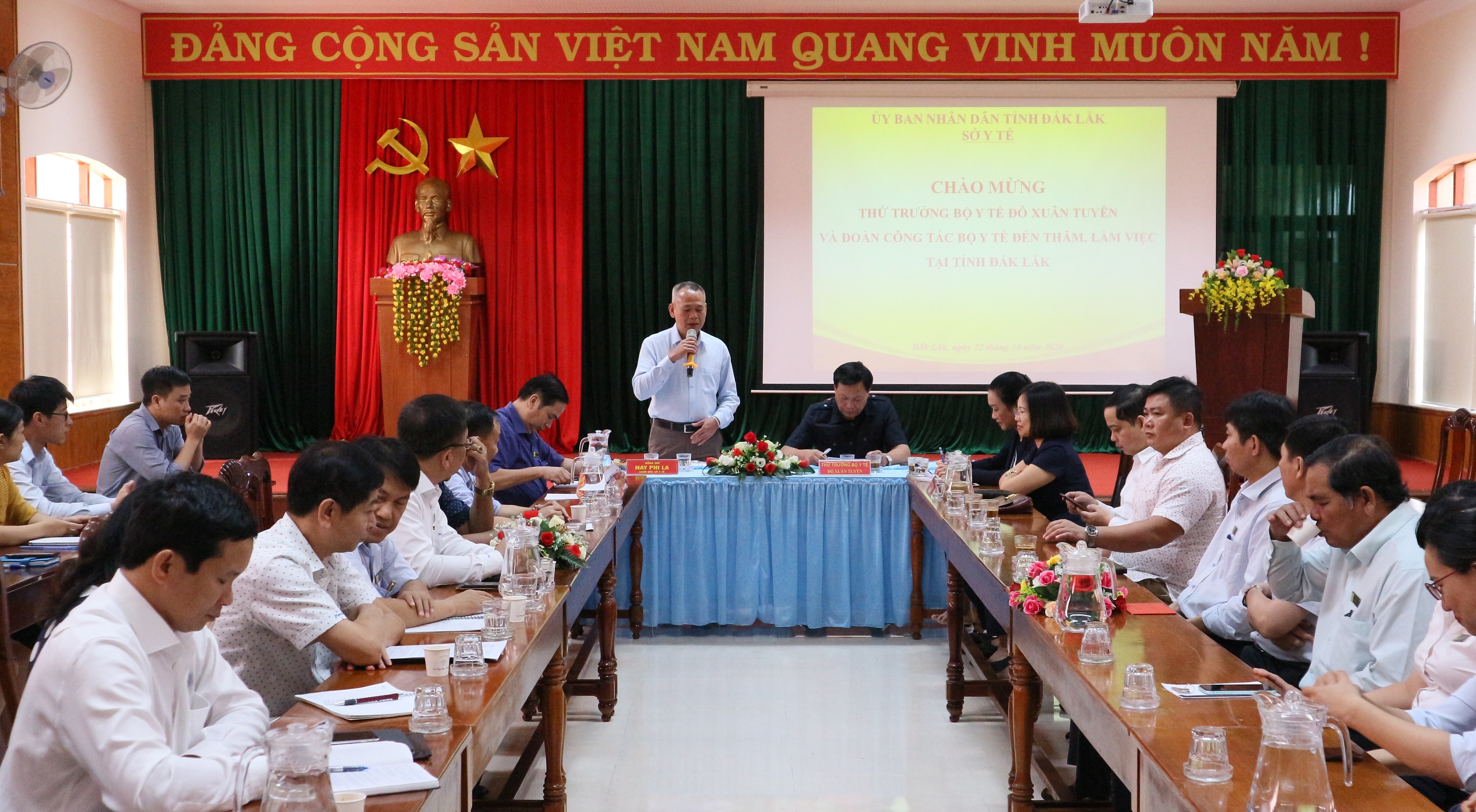 Đoàn công tác của Bộ Y tế thăm và làm việc tại Sở Y tế Đắk Lắk