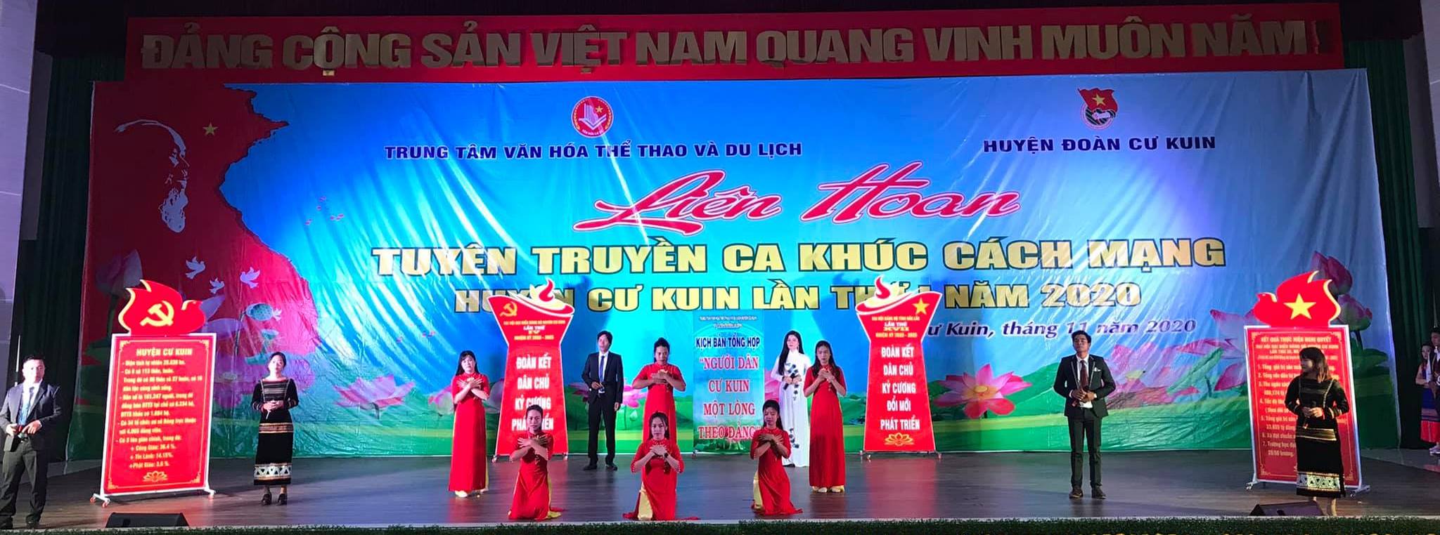 Liên hoan tuyên truyền ca khúc cách mạng Huyện Cư Kuin lần thứ I năm 2020