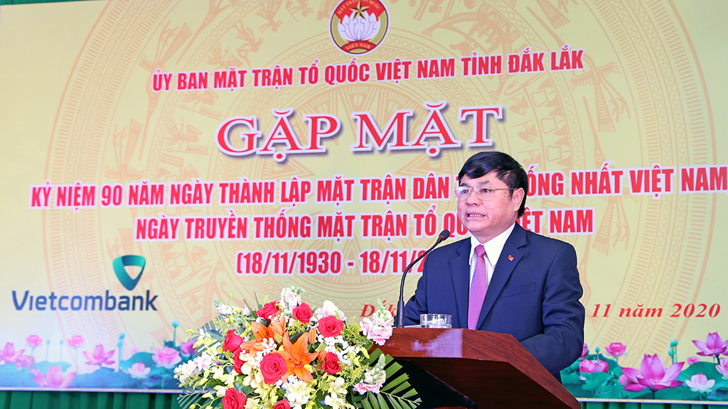 Gặp mặt nhân Kỷ niệm 90 năm Ngày thành lập Mặt trận dân tộc thống nhất Việt Nam