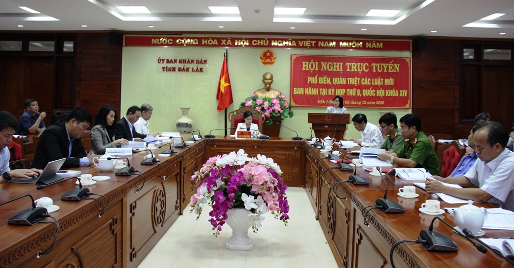 Hội nghị phổ biến, quán triệt các luật mới ban hành