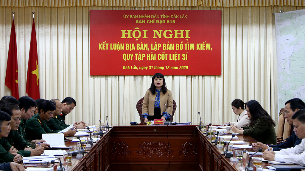 Hoàn thành công tác kết luận địa bàn, lập bản đồ tìm kiếm, quy tập hài cốt liệt sĩ trên địa bàn tỉnh