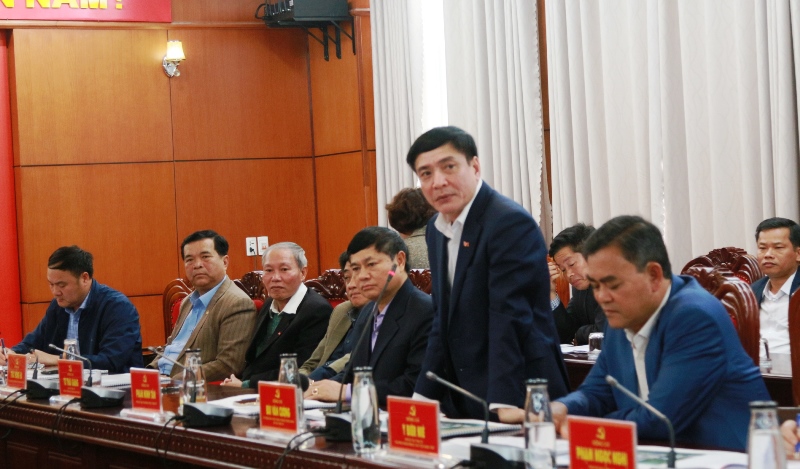 Provincial Standing Party Committee works with Tan Hoang Minh and Tan A Dai Thanh Groups