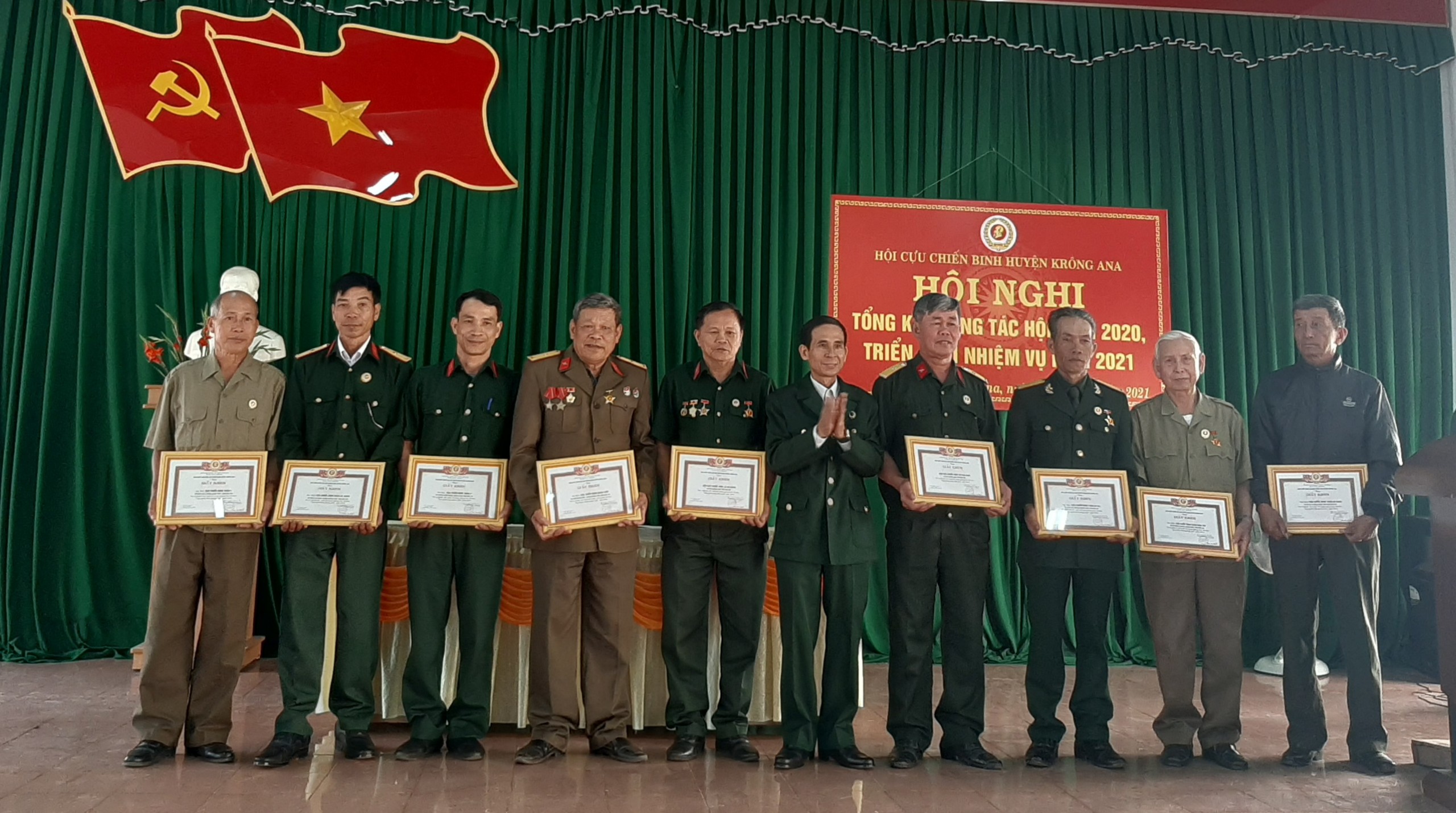 Hội Cựu chiến binh huyện Krông Ana triển khai nhiệm vụ năm 2021