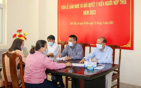 Đắk Lắk tổ chức 'Tuần lễ lắng nghe và giải quyết ý kiến người nộp thuế”