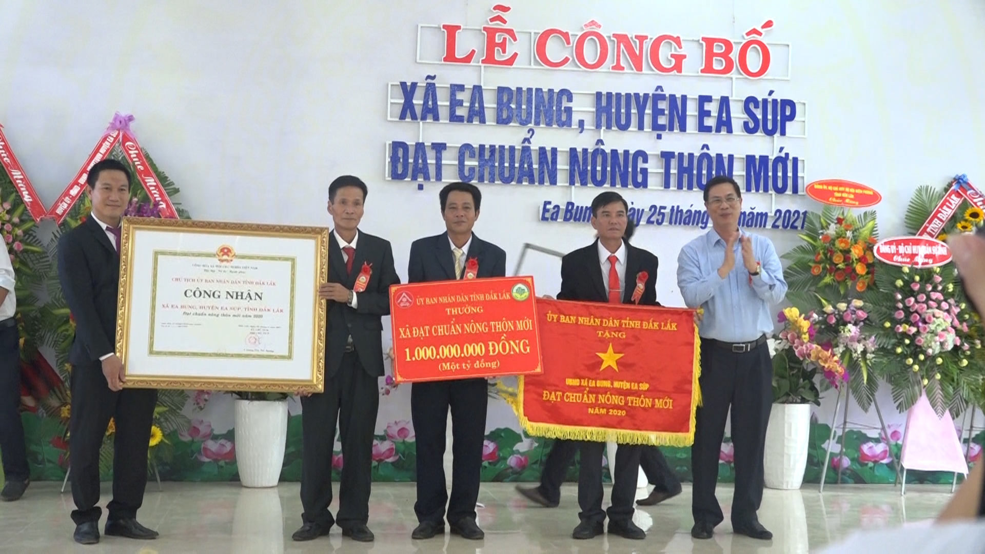 Xã Ea Bung, huyện Ea Súp đạt chuẩn nông thôn mới
