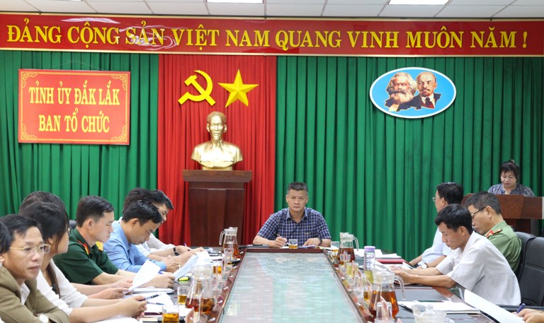 Giao ban công tác tổ chức xây dựng Đảng