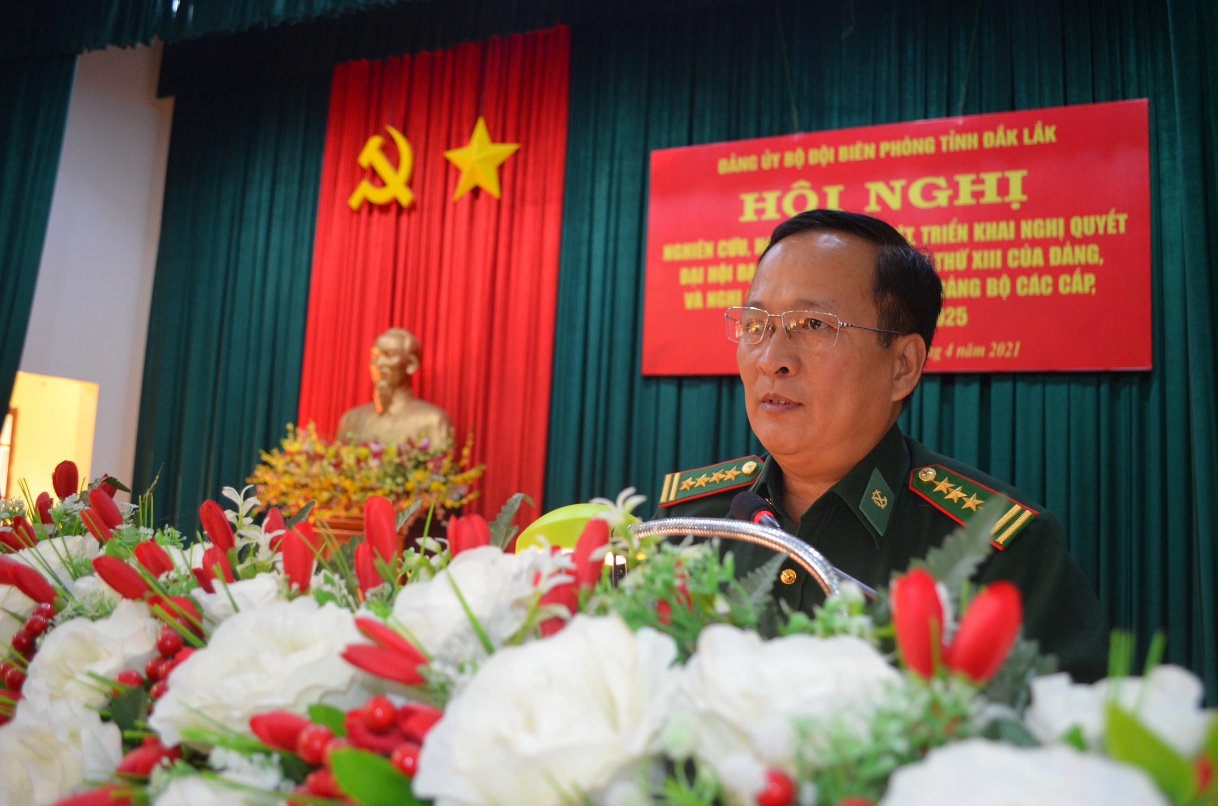 Bộ đội Biên phòng Đắk Lắk quán triệt và triển khai thực hiện Nghị quyết Đại hội Đảng bộ các cấp nhiệm kỳ 2020-2025