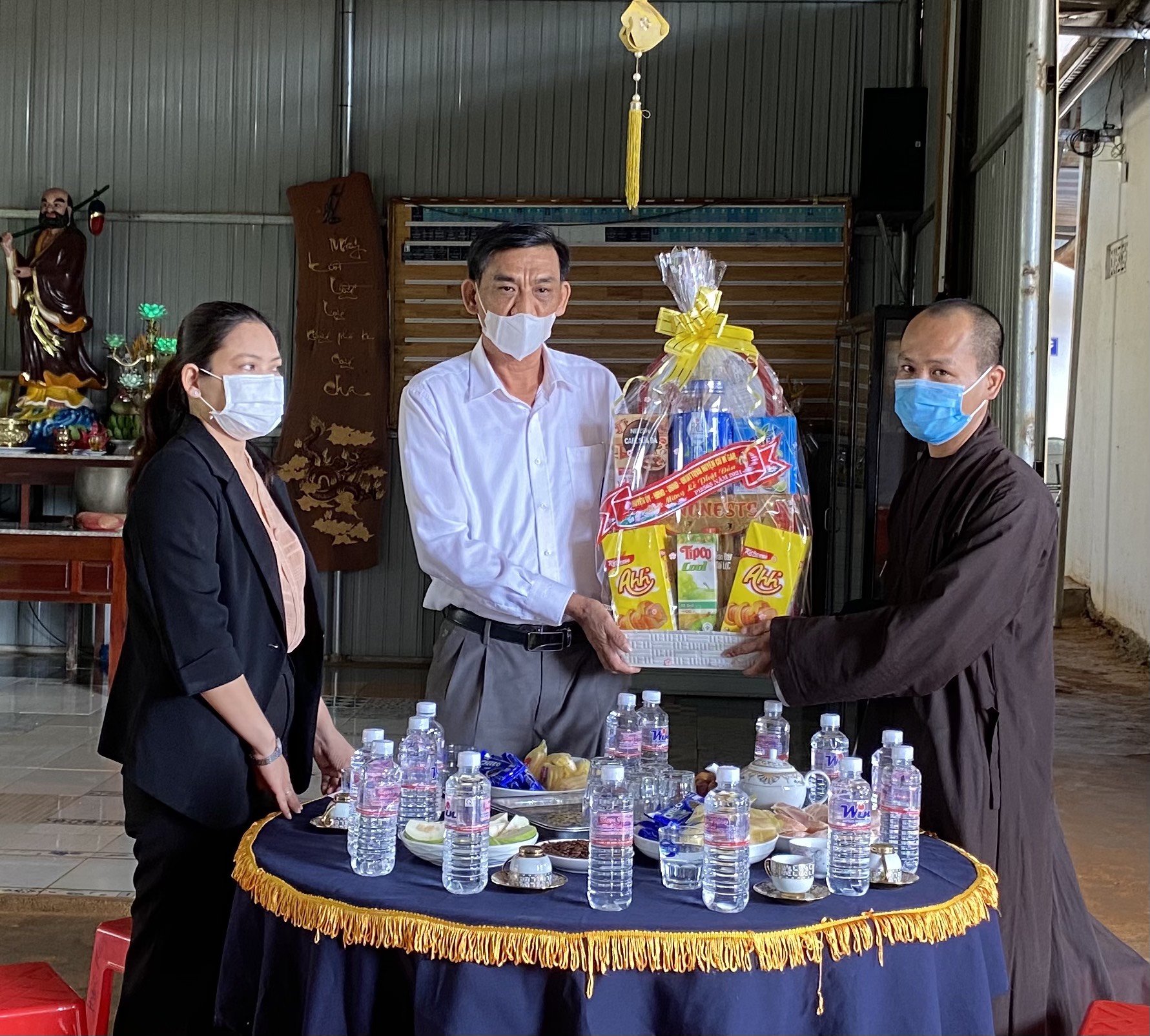 Huyện Cư M’gar thành lập 4 đoàn thăm, tặng quà các cơ sở Phật giáo nhân dịp Đại lễ Phật đản năm 2021